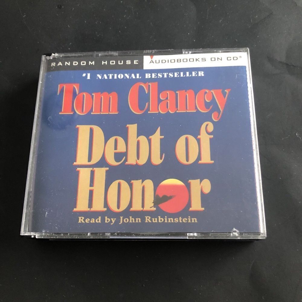 Tom Clancy, Debt of Honor, A Jack Ryan Novel, AUDIO BOOK, 5 CDs
